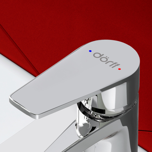 Смеситель для раковины Dorff Prime хром глянцевый