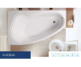 Акриловая ванна VAGNERPLAST AVONA 150x90 left Акриловая ванна VAGNERPLAST AVONA 150x90 left