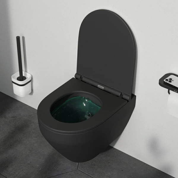 Унитаз Am.Pm Spirit V2.0 C701700MBSC подвесной безободковый с сиденьем микролифт