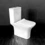 Унитаз-компакт безободковый с сиденьем микролифт Cerutti SPA VETTORE MW CT9240 матовый белый Унитаз-компакт безободковый с сиденьем микролифт Cerutti SPA VETTORE MW CT9240 матовый белый