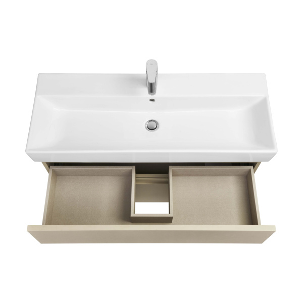 Тумба под раковину Roca Oleta 95 см A857641515 подвесная капучино