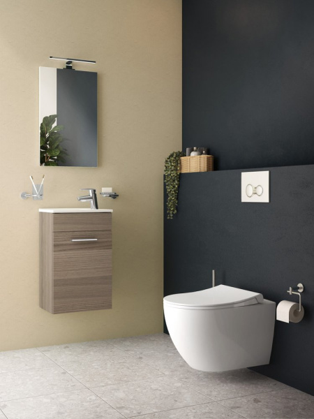 Подвесной безободковый унитаз VitrA Mia Round SmoothFlush 7510B003-0075