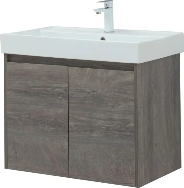 Тумба под раковину Aquanet Nova Lite 70 см 00298851 подвесная дуб рошелье