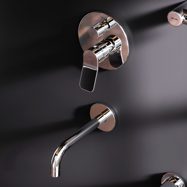 Душевой комплект AM.PM X-Joy FB85A3RH40 хром глянцевый