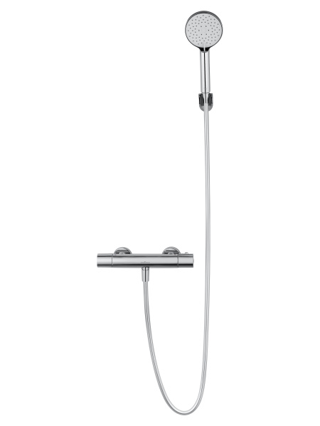 Смеситель для душа с термостатом и гарнитуром Wonzon & Woghand Inn 6 WW-B2029-A-CR хром глянцевый