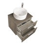 Тумба под раковину Roca The Gap 60 см подвесная коричневая