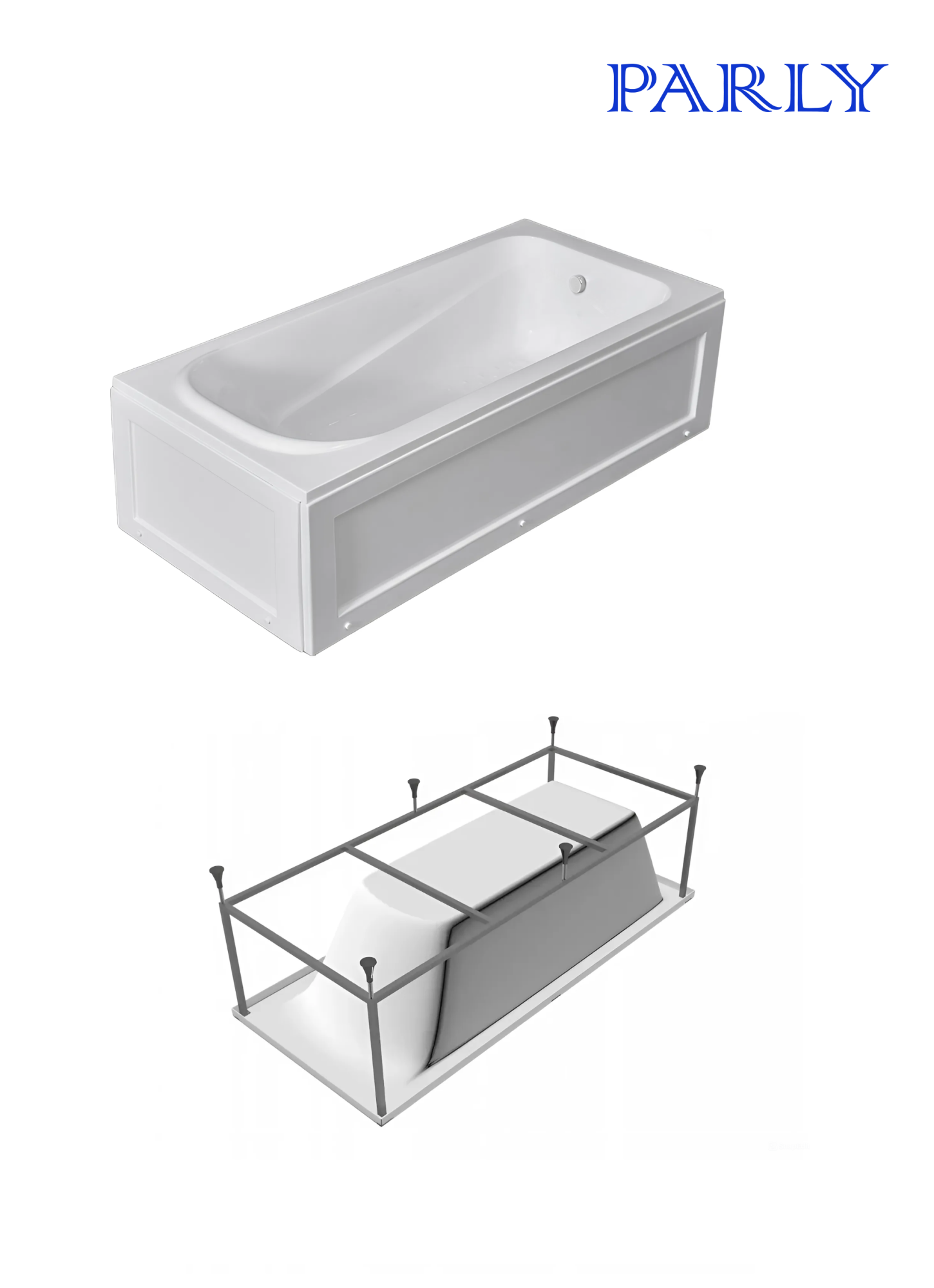 Ванна акриловая Parly Ortiz 160x70 CT10818