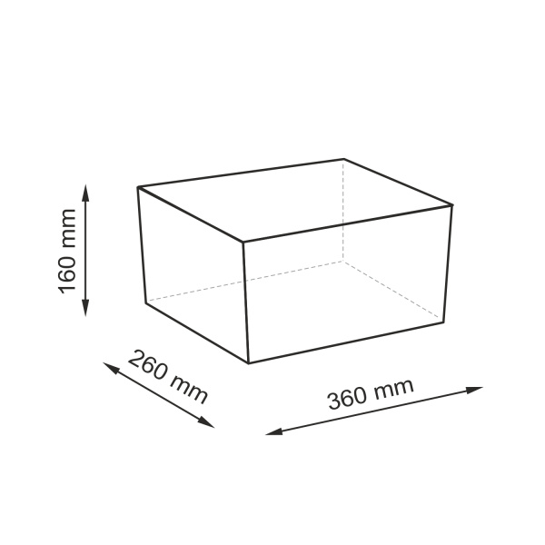 Контейнер WasserKRAFT Weida WB-310-M универсальный бежевый