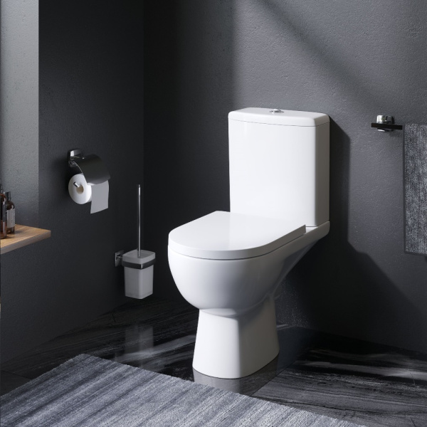 Унитаз-компакт FlashClean с сиденьем микролифт AM.PM Sunny C85C8600SC Унитаз-компакт FlashClean с сиденьем микролифт AM.PM Sunny C85C8600SC