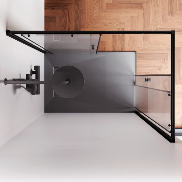 Душевой уголок AM.PM X-Joy 120x190x80 W94G-403-120280-BT1K профиль черный