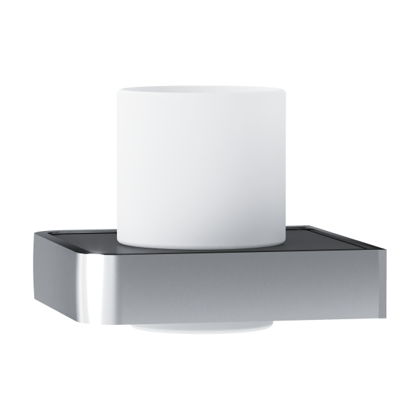 Стакан для зубных щеток Damixa Jupiter DA7734300 черный глянцевый