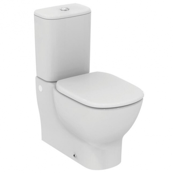 Напольный пристенный унитаз для монтажа с бачком Ideal Standard TESI AquaBlade® T008201 Напольный пристенный унитаз для монтажа с бачком Ideal Standard TESI AquaBlade® T008201