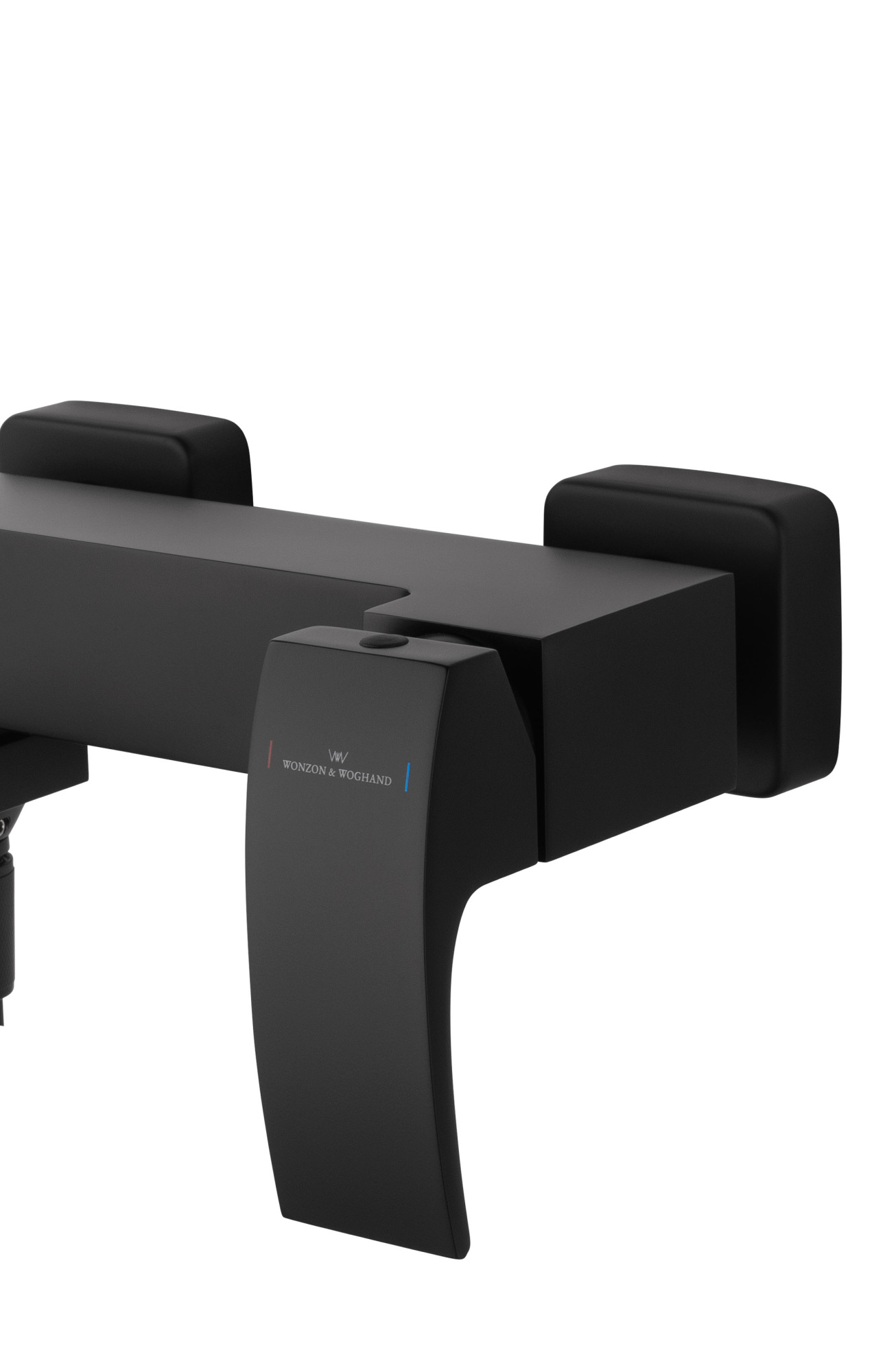 Смеситель для ванны с душем и гарнитуром Wonzon & Woghand Fit WW-88639009-MB черный матовый