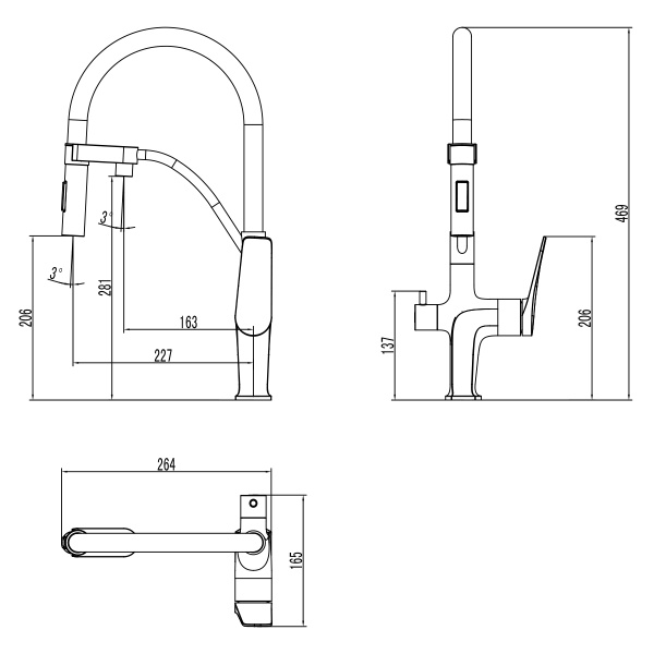 Смеситель для кухни Lemark Comfort LM3074C-White с подключением к фильтру с питьевой водой Смеситель для кухни Lemark Comfort LM3074C-White с подключением к фильтру с питьевой водой
