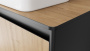 Столешница влагостойкая VELVEX Klaufs 100x45x4 без отверстий МДФ-HPL черная-шатане Столешница влагостойкая VELVEX Klaufs 100x45x4 без отверстий МДФ-HPL черная-шатане