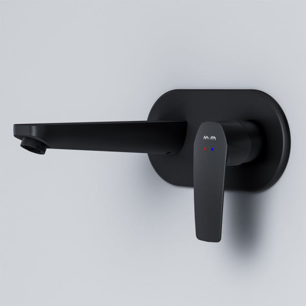 Встраиваемый смеситель Am.Pm Gem F90A72222 черный глянцевый