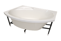 Ванна акриловая Radomir Монти 150x105 L 2-01-0-1-1-213 белая угловая с каркасом