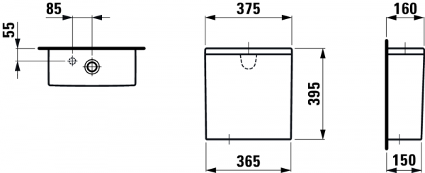 Бачок Laufen Pro 8299530008731 Бачок Laufen Pro 8299530008731