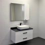 Тумба с раковиной Comforty Амстердам 95 см 00-00005494 подвесная белая