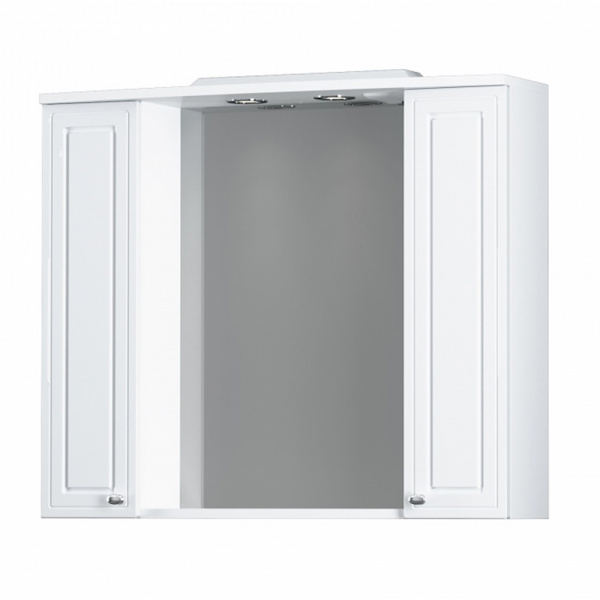 Зеркальный шкаф с подстветкой, правый, 85 см Damixa Palace One M41MPX0851WG Зеркальный шкаф с подстветкой, правый, 85 см Damixa Palace One M41MPX0851WG