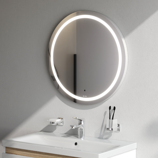 Зеркало Am.Pm X-Joy 65 см M85AMOX0651WG с подсветкой серебро