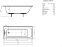 Ванна акриловая 175x70 AQUATEK Мия MIY175-0000001 Ванна акриловая 175x70 AQUATEK Мия MIY175-0000001