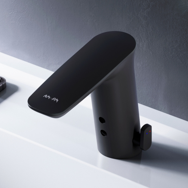 Смеситель для раковины с сенсором Am.Pm Inspire V2.0 черный матовый