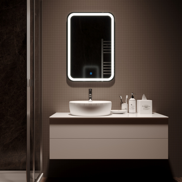 Зеркало с LED подсветкой 55х80 Silver Mirrors Мальта ФР-00000941 Зеркало с LED подсветкой 55х80 Silver Mirrors Мальта ФР-00000941