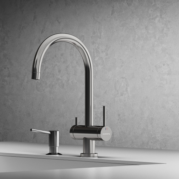 Смеситель для кухонной мойки Abelsberg Aera AWF70029CH хром глянцевый