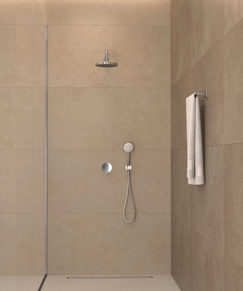 Душевая система в  Kludi BOZZ 386300576 хром Душевая система в  Kludi BOZZ 386300576 хром