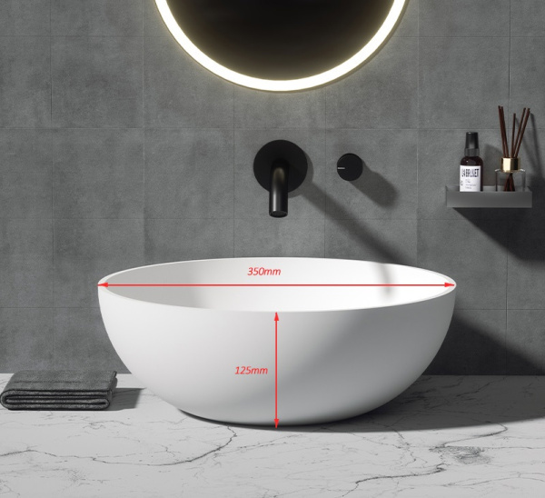 Раковина Armadi Art Slim 35 см 879-35 накладная