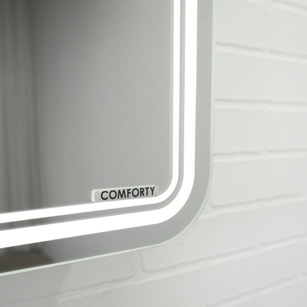 Шкаф зеркальный Comforty Нео 60 см 00-00017831 белый с подсветкой