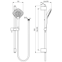 Душевой гарнитур со штангой Ideal Standard IDEALRAIN EVO JET B1762AA Душевой гарнитур со штангой Ideal Standard IDEALRAIN EVO JET B1762AA