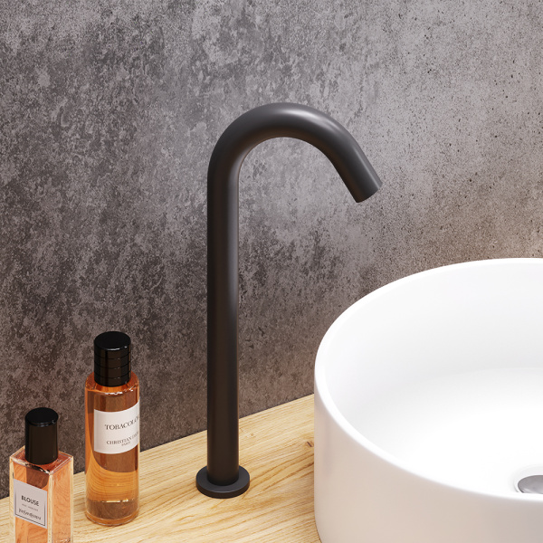 Смеситель для раковины с сенсором Damixa Scandinavian Pure черный матовый