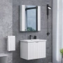 Тумба с раковиной Comforty Лима 70 см 00-00001284 подвесная белая
