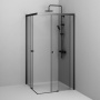 Душевой уголок AM.PM X-Joy 100x190x100 W94G-403-100100-BT1K профиль черный