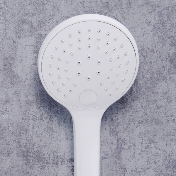 Смеситель для ванны с душевым гарнитуром WasserKRAFT Mindel 8501 белый матовый