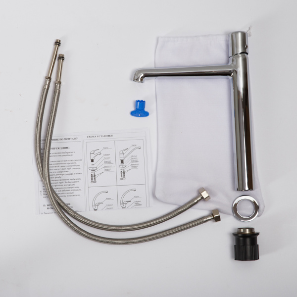 Смеситель для раковины BelBagno Uno UNO-LMC-CRM хром глянцевый