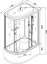 Душевая кабина 80x120 см AvaCan  D120SRLED матовое Душевая кабина 80x120 см AvaCan  D120SRLED матовое