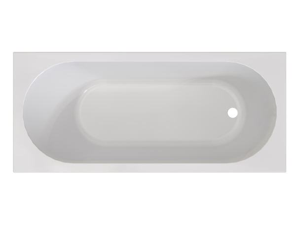 Ванна акриловая Radomir Виктория Лайт 165x70 2-01-0-0-1-272Р белая пристенная с каркасом