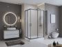 Душевой уголок 100x120 см BelBagno UNO-195 UNO-195-AH-2-120/100-C-NERO черный матовый Душевой уголок 100x120 см BelBagno UNO-195 UNO-195-AH-2-120/100-C-NERO черный матовый