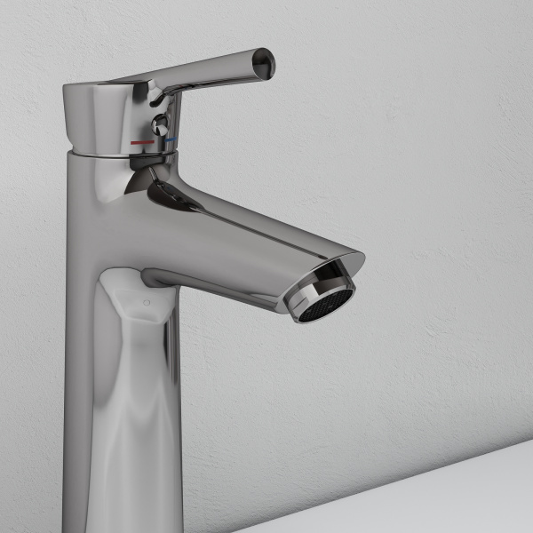 Смеситель для раковины Abelsberg Solida AMF20090CH хром глянцевый