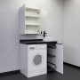 Тумба с раковиной Comforty Лозанна 100 см 00-00013800 напольная белая