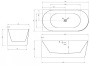 Ванна акриловая угловая 170x78 ABBER AB9258-1.7 L Ванна акриловая угловая 170x78 ABBER AB9258-1.7 L