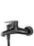 Смеситель для ванны с душем и гарнитуром Wonzon & Woghand Alfa WW-AE3201-BGG темный графит брашированный