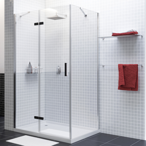 Душевой уголок 120x90 WasserKRAFT Aller 10H07LBLACK MATT Душевой уголок 120x90 WasserKRAFT Aller 10H07LBLACK MATT