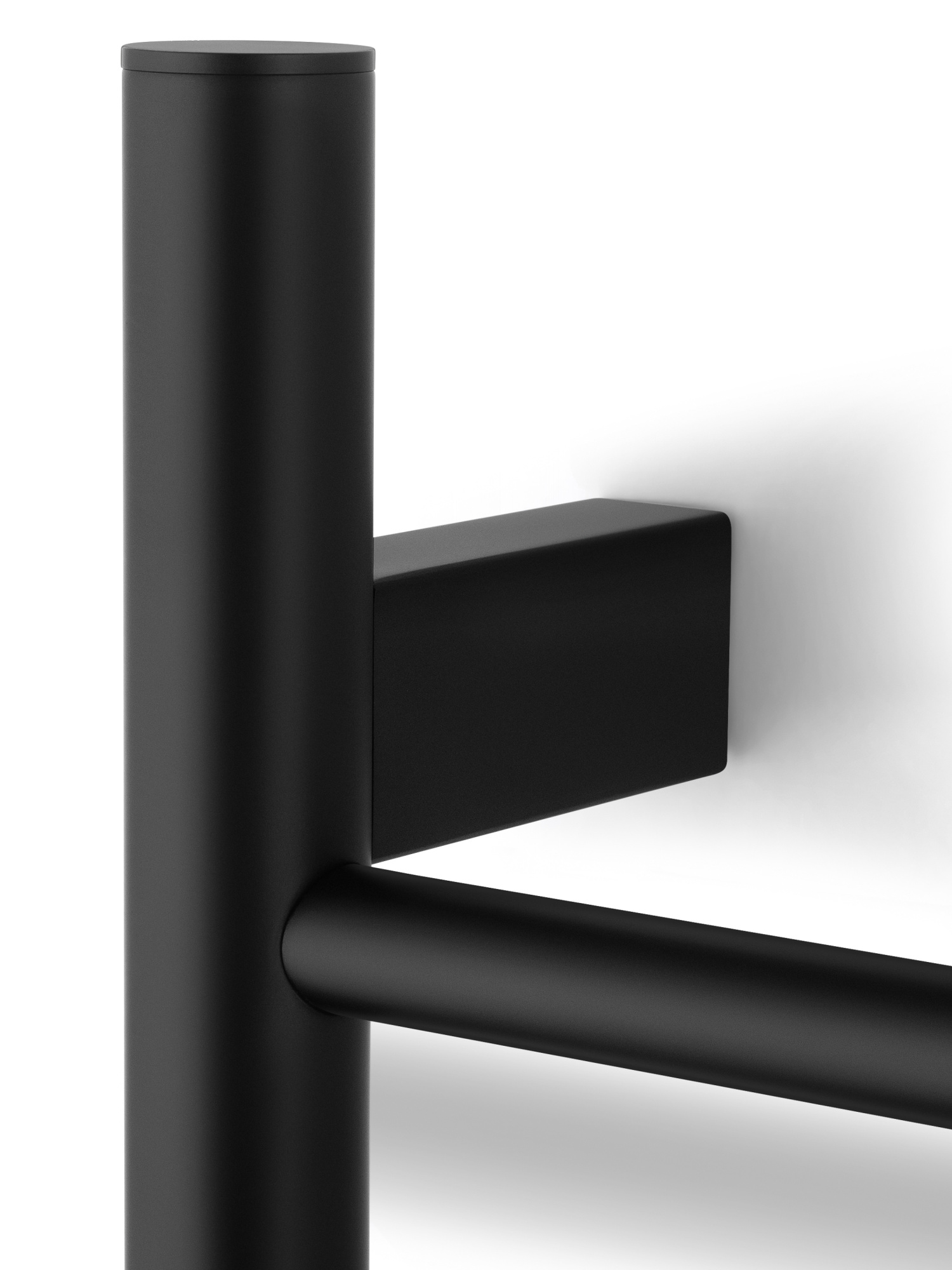 Полотенцесушитель электрический Wonzon & Woghand Bonn WW-AL409-MB подвесной черный матовый