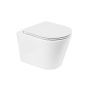 Унитаз подвесной безободковый  BelBagno FLAY-R BB053CHR Унитаз подвесной безободковый  BelBagno FLAY-R BB053CHR