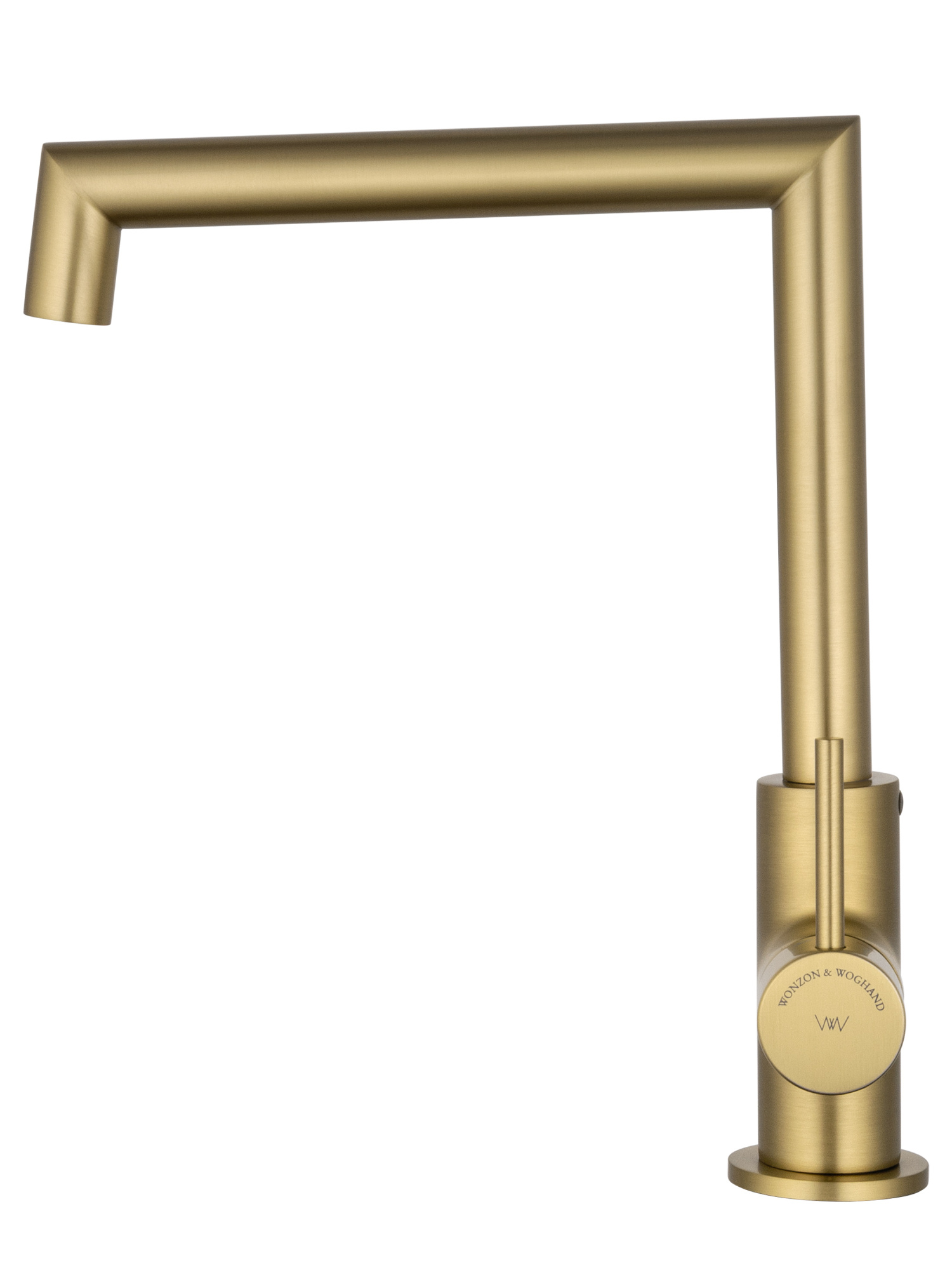 Смеситель для кухонной мойки Wonzon & Woghand WW-L1005-BG золото брашированный