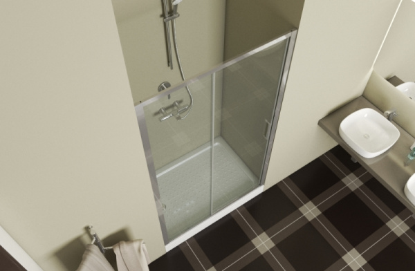 Душевая дверь в нишу 120x200 Bravat Line BD120.4101A Душевая дверь в нишу 120x200 Bravat Line BD120.4101A